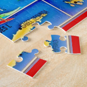 Puerto Rico Island Map 11x14 Puzzle (Seite)