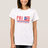Puerto Rico ISO-Code Alpha 3 Design-T - Shirt (Vorderseite)