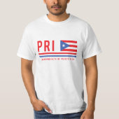 Puerto Rico ISO Code Alpha 3 Design T-Shirt (Vorderseite)
