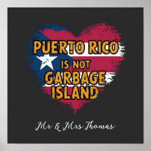 Puerto Rico ist keine Müllinsel Poster