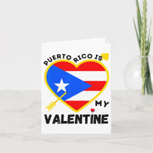 Puerto Rico ist mein Valentinstag Puerto Karte