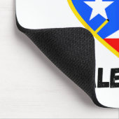 Puerto Rico ist mein Valentinstag Puerto Mousepad (Ecke)