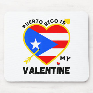 Puerto Rico ist mein Valentinstag Puerto Mousepad
