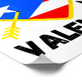 Puerto Rico ist mein Valentinstag Puerto Poster (Ecke)