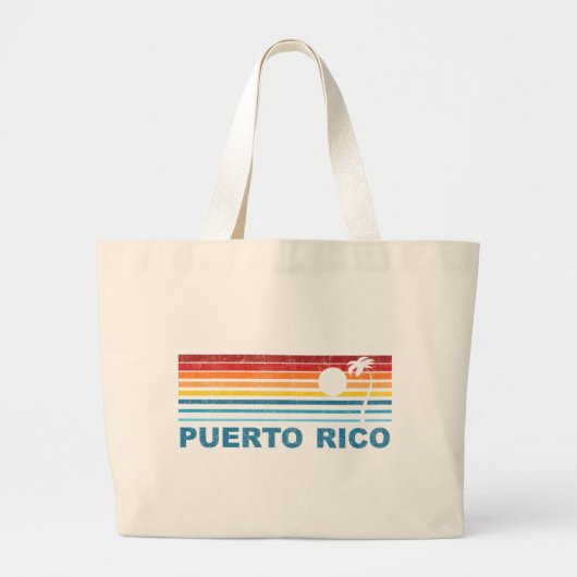 Puerto Rico Jumbo Stoffbeutel (Vorne)