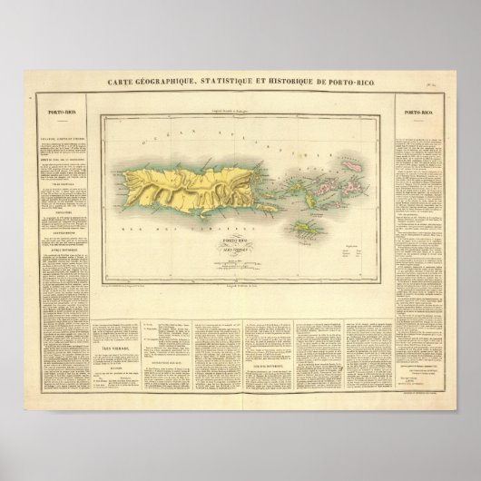 Puerto Rico, Jungfrau Poster (Vorne)