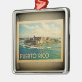 Puerto Rico Karibik Ornament Aus Metall (Links)