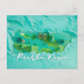 Puerto Rico Karte (Vorderseite)