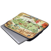 Puerto Rico Karte Laptopschutzhülle (Vorne Knopf)