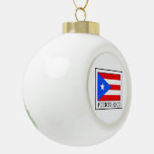 Puerto Rico Keramik Kugel-Ornament (Links)