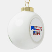 Puerto Rico Keramik Kugel-Ornament (Links)