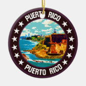 Puerto Rico Keramik Ornament (Vorne)