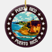 Puerto Rico Keramik Ornament (Hinten)