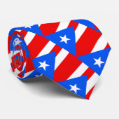 Puerto Rico Krawatte, Mode Puerto Rico Fahne Krawatte (Gerollt)