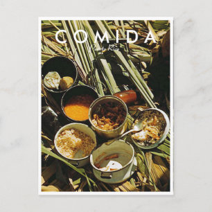 Puerto Rico Küche, Geschichte, Puerto Rico Postkarte