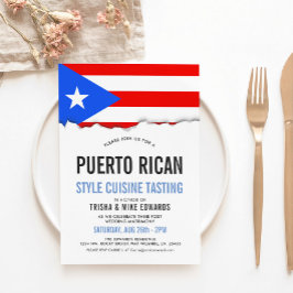 Puerto Rico Küche | Party Flag Einladung
