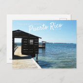 Puerto Rico, Lajas, Playa Rosada, La Parguera Postkarte (Vorne/Hinten)