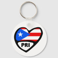 Puerto Rico Ländercode Flag Hörer Schlüsselring, P