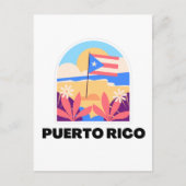 Puerto Rico Landscape Postcard Postkarte (Vorderseite)