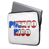 Puerto Rico Laptopschutzhülle (Vorderseite Links)