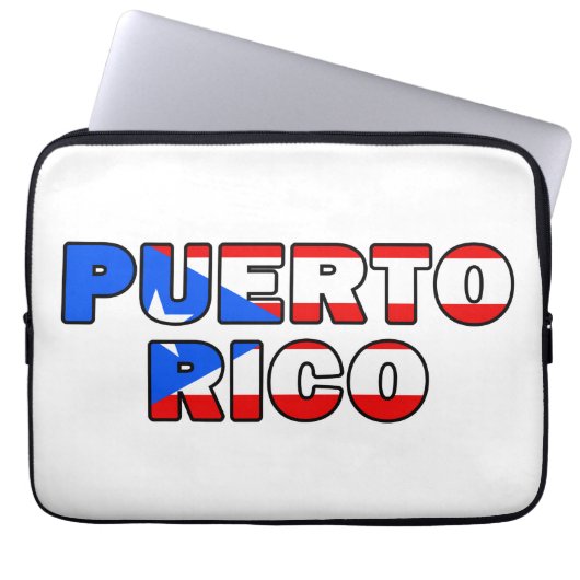 Puerto Rico Laptopschutzhülle (Vorderseite)