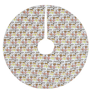 Puerto Rico Liebe Küche Puerto Rico Feinschmecker Polyester Weihnachtsbaumdecke