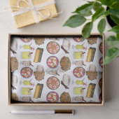 Puerto Rico Liebe Küche Puerto Rico Feinschmecker Seidenpapier (Geschenk)