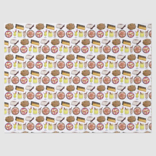 Puerto Rico Liebe Küche Puerto Rico Feinschmecker Seidenpapier (Vorderseite)