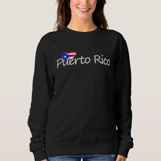 Puerto Rico Liebe Sweatshirt (Vorderseite)