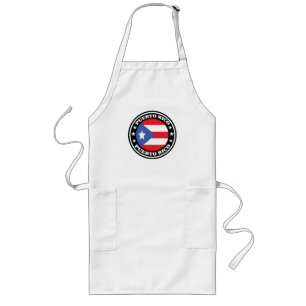 Puerto Rico Logo für die nationale Flagge Lange Schürze