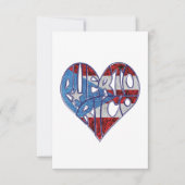 Puerto Rico Love Card Dankeskarte (Vorderseite)