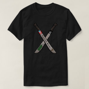 Puerto Rico Machete Flag Karte Coqui Taino T - Shi T-Shirt