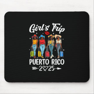 Puerto Rico Mädchen Reise 2025 Geburtstagsgruppe F Mousepad