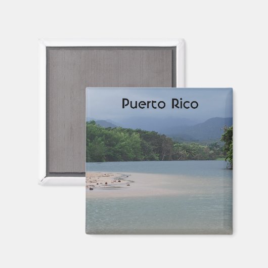 Puerto Rico Magnet (Vorderseite/Rückseite)