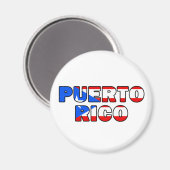 Puerto Rico Magnet (Vorderseite/Rückseite)