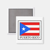 Puerto Rico Magnet (Vorderseite/Rückseite)