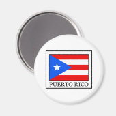 Puerto Rico Magnet (Vorderseite/Rückseite)