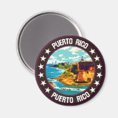 Puerto Rico Magnet (Vorderseite/Rückseite)