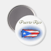 Puerto Rico Magnet (Vorderseite/Rückseite)