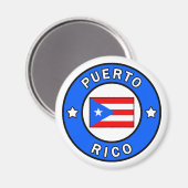Puerto Rico Magnet (Vorderseite/Rückseite)