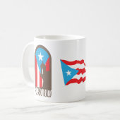 Puerto Rico Morro Torbogen Kaffeetasse (Vorderseite Links)
