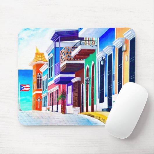 Puerto Rico Mousepad (Mit Mouse)