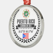Puerto Rico Ornament Aus Metall (Links)