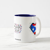 Puerto Rico Pa que tu las seps Zweifarbige Tasse (VorderseiteRechts)
