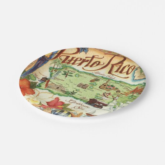 Puerto Rico Paper Tellers Pappteller (Schrägansicht)