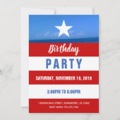 Puerto Rico Party Einladung (Vorderseite)