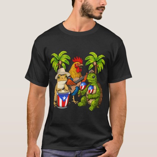 Puerto Rico Party T-Shirt (Vorderseite)