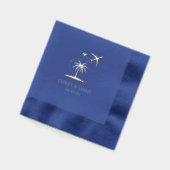 Puerto Rico Passport Servietten Mit Folie (Links)