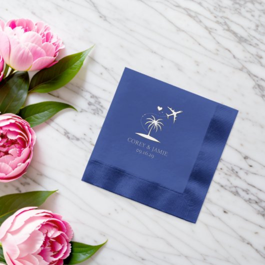 Puerto Rico Passport Servietten Mit Folie (Insitu (Hochzeit))