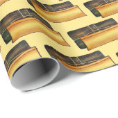 Puerto Rico Pasteles Savory Banana Leaf Cakes Geschenkpapier (Rolleneckpunkt)